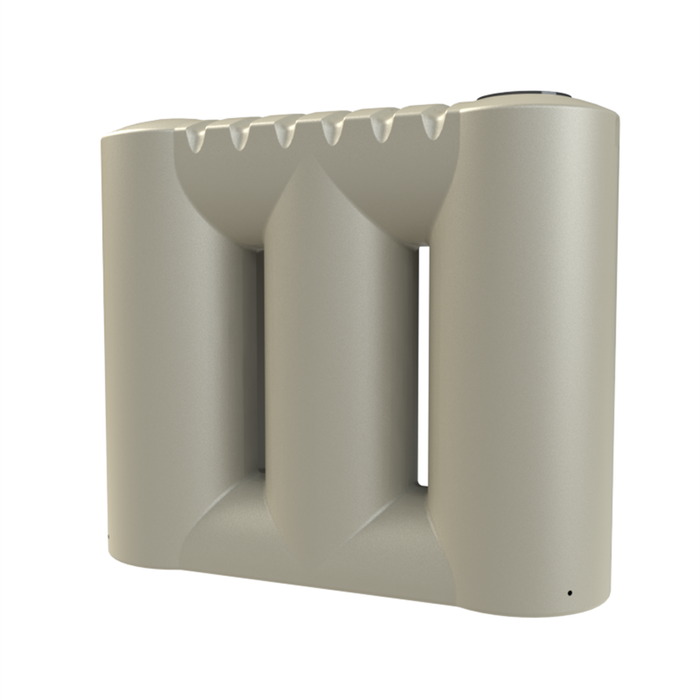 Melro Tanks 3000L Smooth Cream Slimline Poly Water Tank