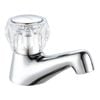 Mondella Cadenza Chrome & Clear 1/2 Turn Single Basin Tap WELS 4 Star 7.5L/min