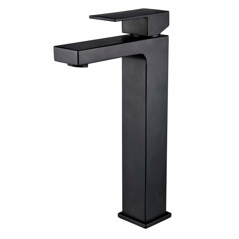 Mondella WELS 4 Star, 7.5L/Min Matte Black Rococo Tall Basin Mixer - Matte Black