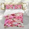 3D Rose Bouquet 317 Bed Pillowcases Quilt Queen Size