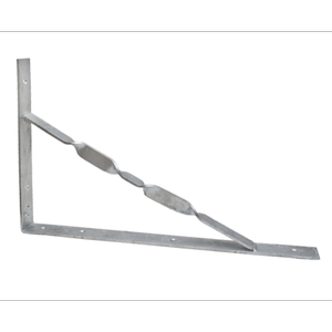 Carinya 500 x 300 x 40mm Heavy Duty Galvanised Twisted Stay Bracket - Single
