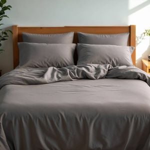 Royal Comfort 1200 Thread Count Sheet Set 4 Piece Charcoal Queen