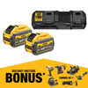 DeWALT 18/54V Flexvolt Battery Charger Kit With 2 x 9.0ah Battery