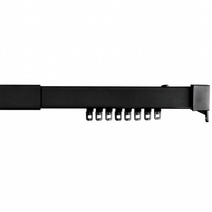Windoware 290-380cm Size 4 Black Square Hand Drawn Extendable Track