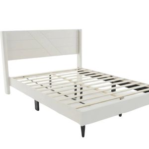 Galenia Bed Frame Beige - Queen