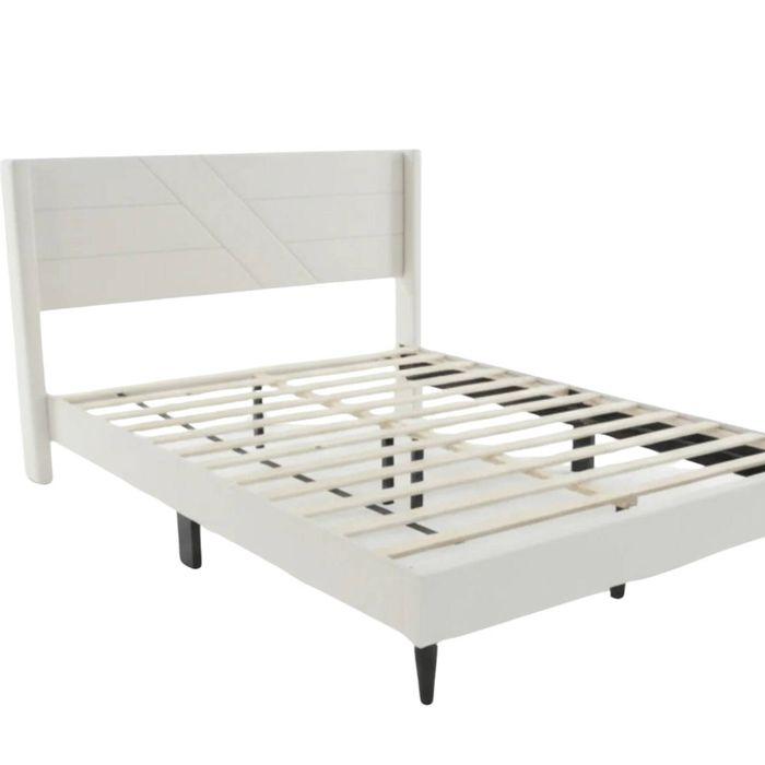 Galenia Bed Frame Beige - Queen