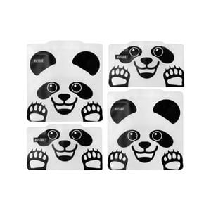 Russbe Reusable Snack & Sandwich Bag Set 4pc Panda