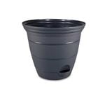 Eden 15cm Charcoal Roman Self Watering Planter - Charcoal 153mm