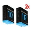 2 Pack| Gopro Compatible Hero 9 / 10 / 11 / 12 Replacement Battery