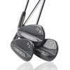 Macgregor Golf Tour Grind Milled Face Golf Wedge Set, Black, Mens Left Hand