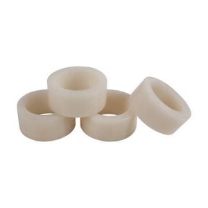 4pc Maine & Crawford Ophelia 6cm Resin Napkin Ring Kitchen Table Organiser Brown
