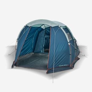 Decathlon | Camping Tent With Poles - Arpenaz 4.1 - 4 Person - 1 Bedroom - No Size