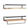 Levede Set Of 2 Floating Shelves Mounted Storage Shelves