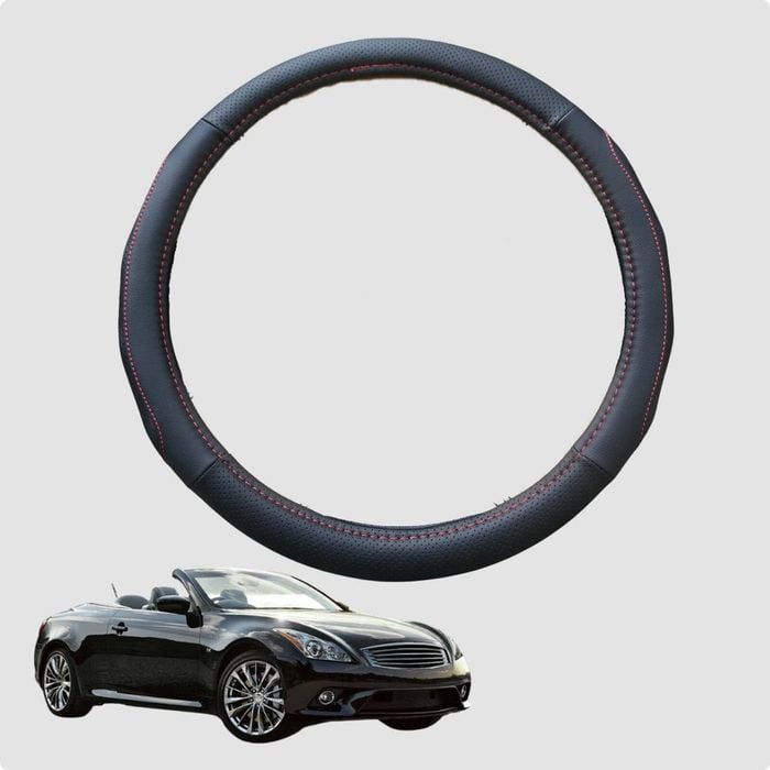 Steering Wheel Cover for Infiniti Q60 2014-Current Convertible 38CM | Circle