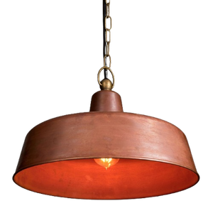 CLA Lighting DEKSEL Aged Copper Interior Pendant Light