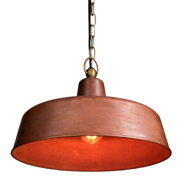 CLA Lighting DEKSEL Aged Copper Interior Pendant Light