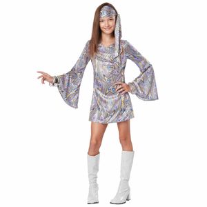 Disco Darling 1960s 1970s Hippie Hippy Go Go Retro Book Week Girls Costume M