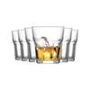 LAV Aras Whisky Tumbler Glasses - 305ml - Pack of 12 Rocks Glasses / Whiskey Glasses