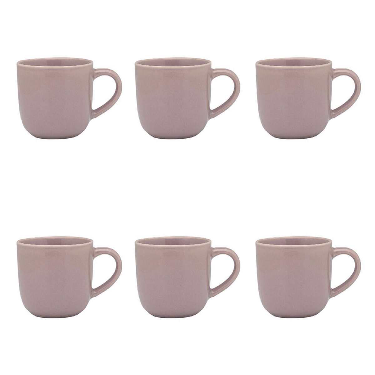 6PK Ecology Element Stoneware Mug Tableware 360ml - Lilac - Bunnings ...