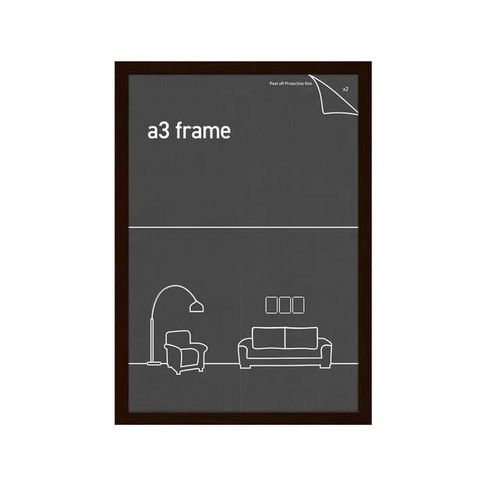 Frames & Hangers A3 Picture Print Art Frame Rustic Oak 28 X 40cm