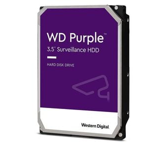 Western Digital WD Purple Pro 22TB 3.5' Surveillance HDD 7200RPM 512MB SATA3 265MB/s 550TBW 24x7 64 Cameras AV NVR DVR 2.5mil