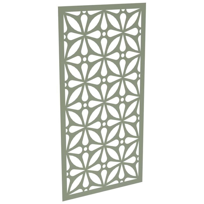 ProtectorAl 300-1200w x 1201-2400h Pale Eucalypt Morrocco Unframed Solid Aluminium Decorative Panel