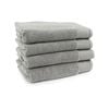 4pc Onkaparinga 69x140cm Avalon Bath Towel 550GSM Warm Silver