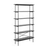 Modern Furniture KREMAN Shelving Unit 172x94cm - Black
