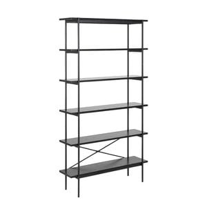 Modern Furniture KREMAN Shelving Unit 172x94cm - Black