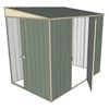 Build-a-Shed 1.5 x 2.3 x 2m Single Hinged Side Door Skillion Shed - Green
