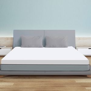 Dreamz 7CM Polyester Underlay Memory Foam Mattress Topper King