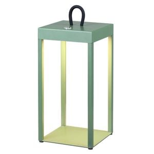 Telbix Sotra Modern Table Desk Lamp Light Aluminium Green Sand