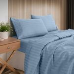 Kensington 1200 Thread Count Cotton Sheet Set King Chambray