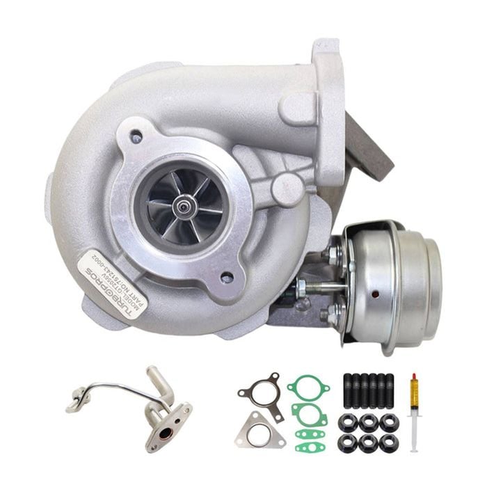 Upgrade Billet Turbo Charger With Genuine Oil Feed Pipe For Nissan Pathfinder R51 Yd25 2.5l 3-bolt