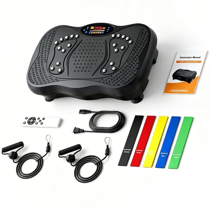 Fohoa Vibration Plate Exercise Machine With Remote Control And 130 Speed Levels