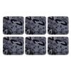 6pc Ashdene Hardboard/Cork Maintaining Our Culture Coaster - Black