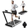 Costway Foldable Electric Treadmill 12kmh Fitness Machine White