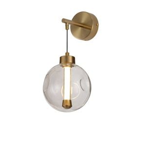 Vencha Meteor 1 Light LED Wall Light - Gold Warm White