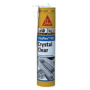 Sika 290ml Crystal Clear Sikaflex-112 Adhesive Sealant