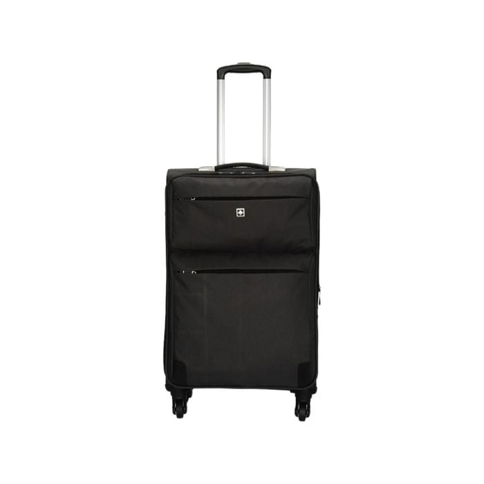 Suissewin - Swiss Luggage Carry On Softcase Suitcase 20"- Black