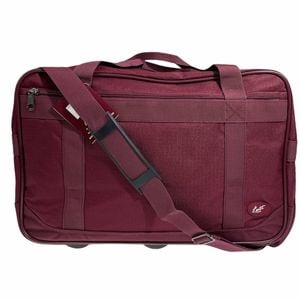 44L Foldable Duffel  Gym Sports Luggage Travel Foldaway School Bags Maroon