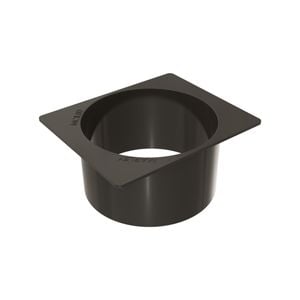 Marley 80mm Flaxblack Stormcloud Dropper Outlet