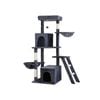 i.Pet 138cm Kitten Cat Tree Dark Grey