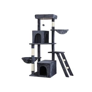 i.Pet 138cm Kitten Cat Tree Dark Grey