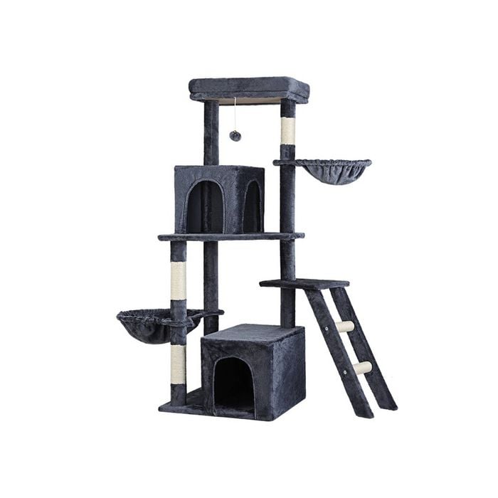 i.Pet 138cm Kitten Cat Tree Dark Grey