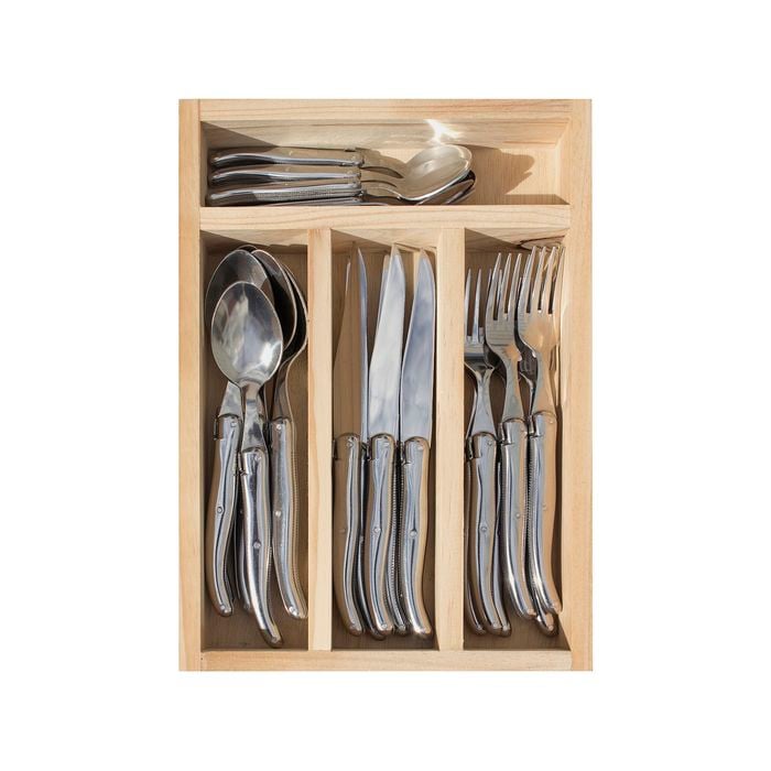 Laguiole Jean Neron 24pc. Cutlery Set - Stainless Steel