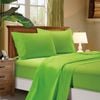 Fabric Fantastic 1000tc Ultra Soft Double Size Bed Green Flat & Fitted Sheet Set
