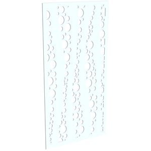 ProtectorAl 300-1200 x 1201-2400mm Gloss White/Satin White Bubbles Unframed Composite Deco Panel