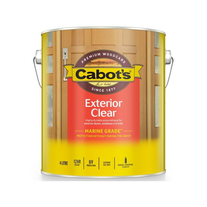 Cabot's 4L Satin Oil Based Exterior Clear Bunnings Australia