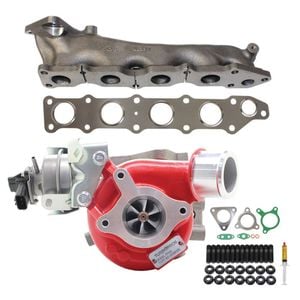 Gen1 High Flow Turbo Charger With Genuine Exhaust Manifold, Gasket & Stud Kit For Mitsubishi Triton Mr 4n15 2.4l 2019 Onwards